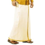 Cotton Premium Cream Dhoti